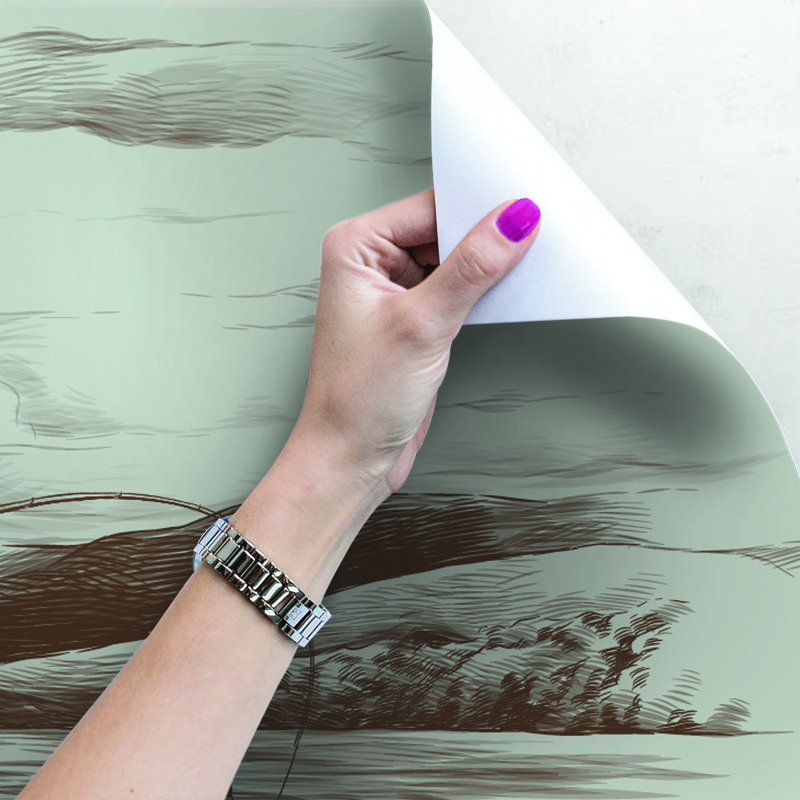 Braewyn Matte Peel and Stick Mural, 360 x 250cm