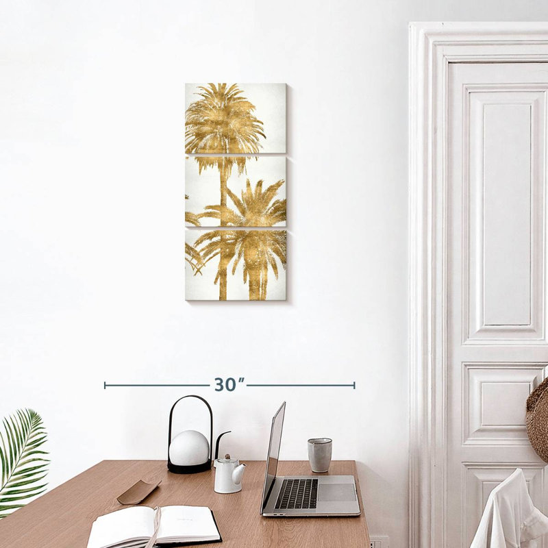 Golden Palms Panel IV