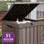 Boîte de rangement pour l'extérieur 50 gallons-67723320