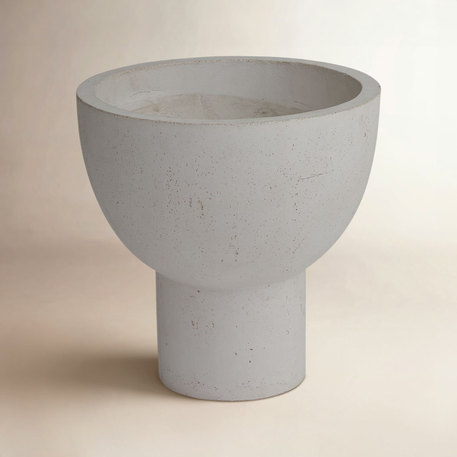 Handmade Ceramic Urn Planter, 16" H x 15.75" W x 15.75" D