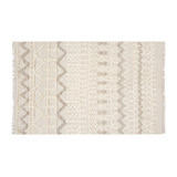 Maison 55 Wool Geometric Area Rug in Cream