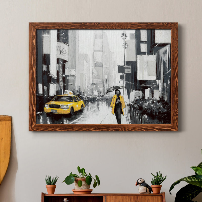 New York City II - Cadre photo, reproduction d'art sur papier, Érable, H 37,5 po x l 27,5 po x P 1,5 po