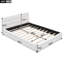 Lit plateforme tapissier avec tissu en velours-107968604