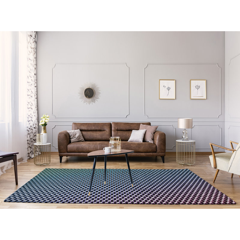Chenille Geometric Indoor Rug, Rectangle 8' x 10'