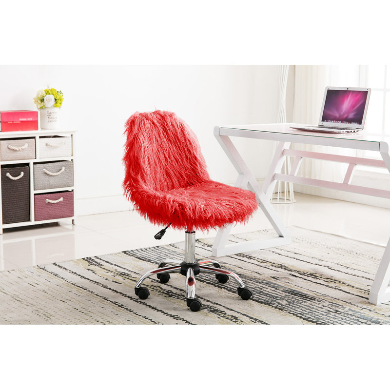 Chaise de bureau Sudhir, Rouge
