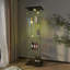 Display Cabinet, Modern Antique, Glass, With Led Lights, Quick-Assembly, Tempered Bookshelf