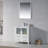 Ensemble de meuble-lavabo simple 30 po avec miroir Mance-24550995