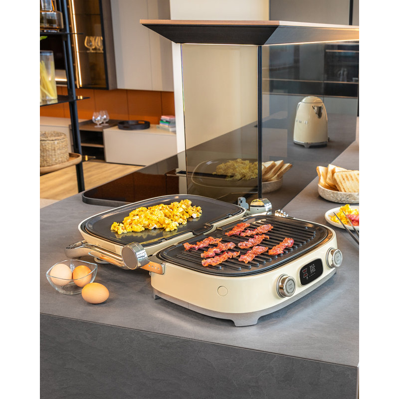 50's Retro Style Aesthetic Multi-use Grill in Black, Black