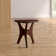 Fresca Triangle Wood End Table