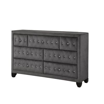 Rausch 7-Drawer Solid and Manufactured Wood Horizontal Dresser