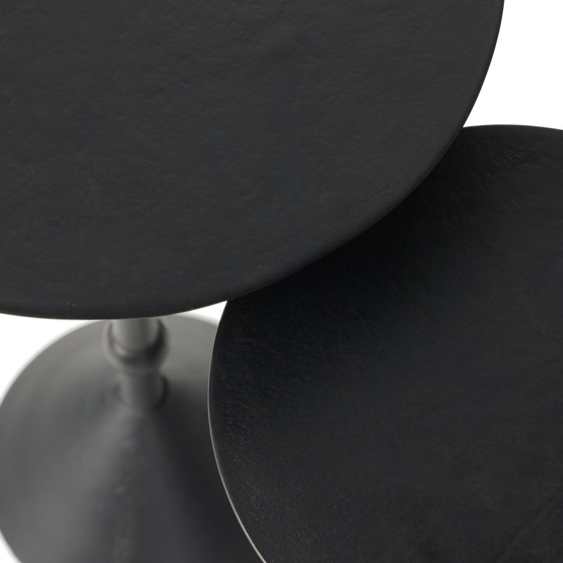 Printa Nesting End Tables-Black Antique