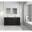 Ensemble de meuble-lavabo double 60 po Carroll