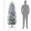 Tall Flocked Artificial Christmas Tree Holiday Décor