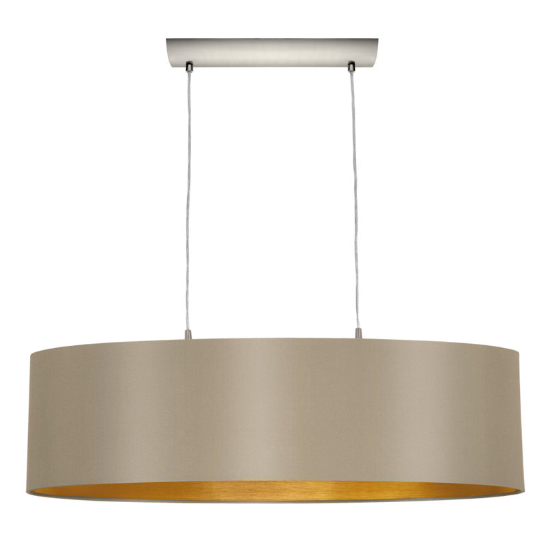 Lustre cylindrique unique à 2 lumières Newville