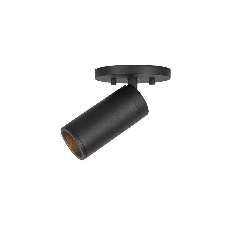 Lorna 1 - Light LED Flush Mount, 6.13" H x 4.38" W x 4.38" D, Black, 8 W