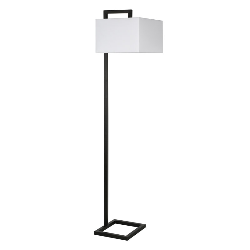 Lampe sur pied arquée 68 po Grayson, Noir