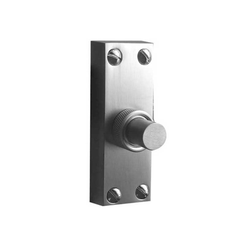 SC Bell Push Button, Satin Chrome