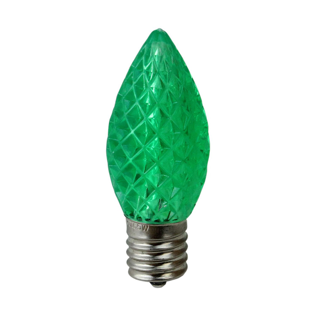 Faceted LED C9 Christmas Replacement Bulbs Northlight Seasonal 