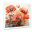 Red Serene Poppy Meadows I - Art mural coquelicot-1586859605-1586859619