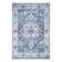 Washable Non-Slip Rug - Navy Blue Traditional Oriental Runner for Entryway, Hallway, Bathroom, and Kitchen