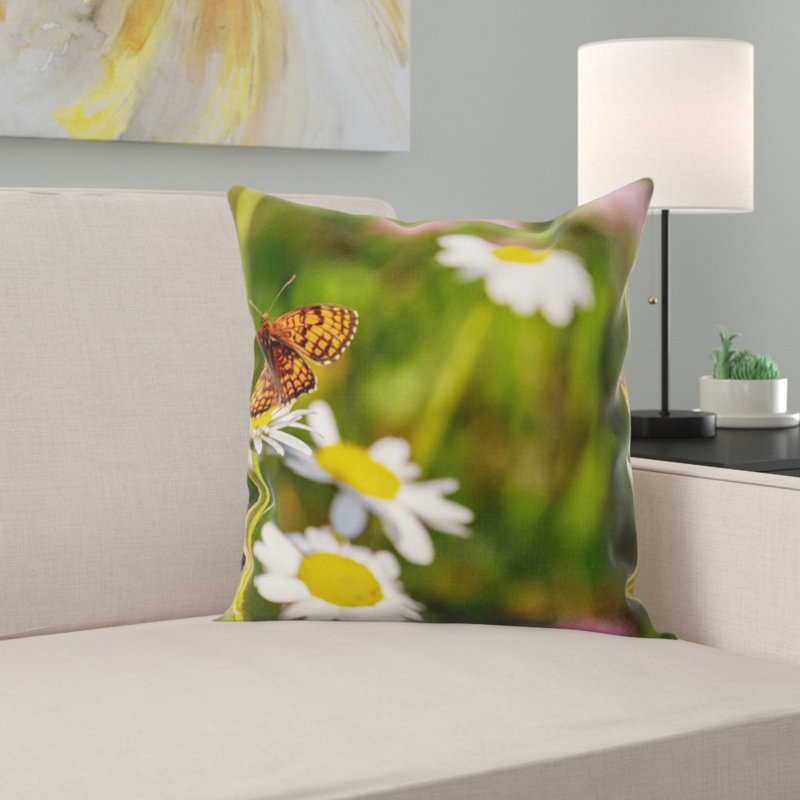 Butterfly Throw Pillow