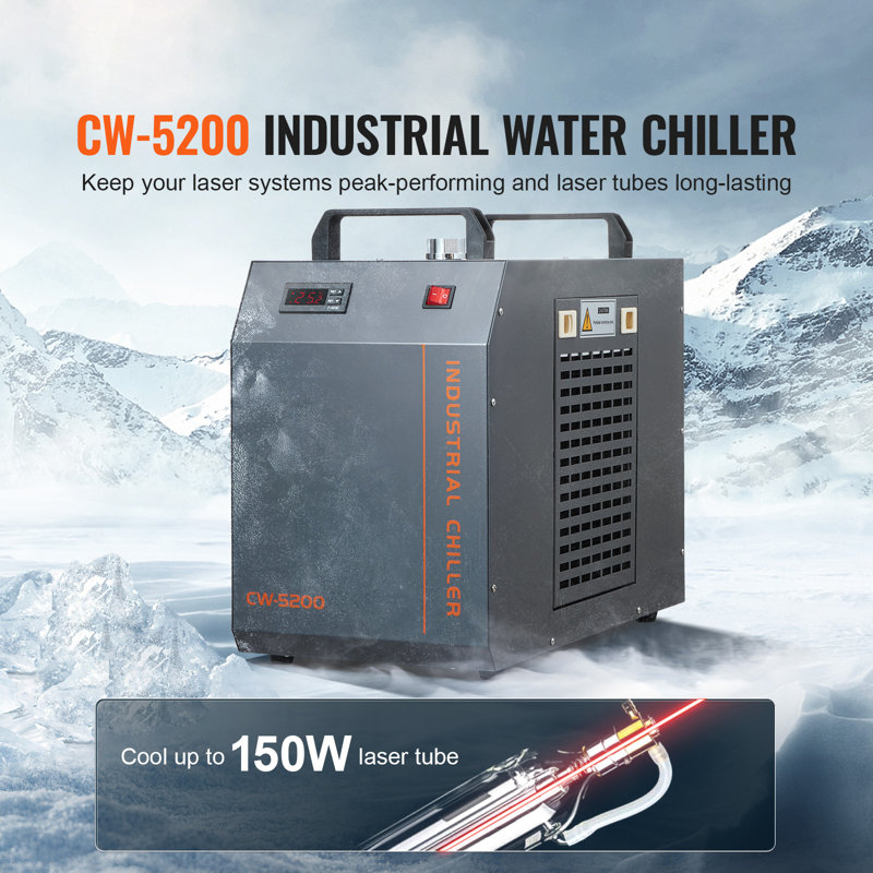 Refroidisseur d'eau industriel VEVOR, CW-5202, refroidisseur d'eau industriel