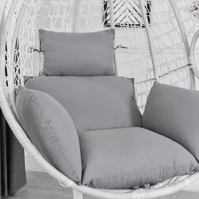 Egg-shaped single swing basket seat cushion