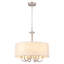 Lustre tambour de ferme moderne à 6 lumières avec abat-jour en lin 17,95 po-1991493388-2003646342