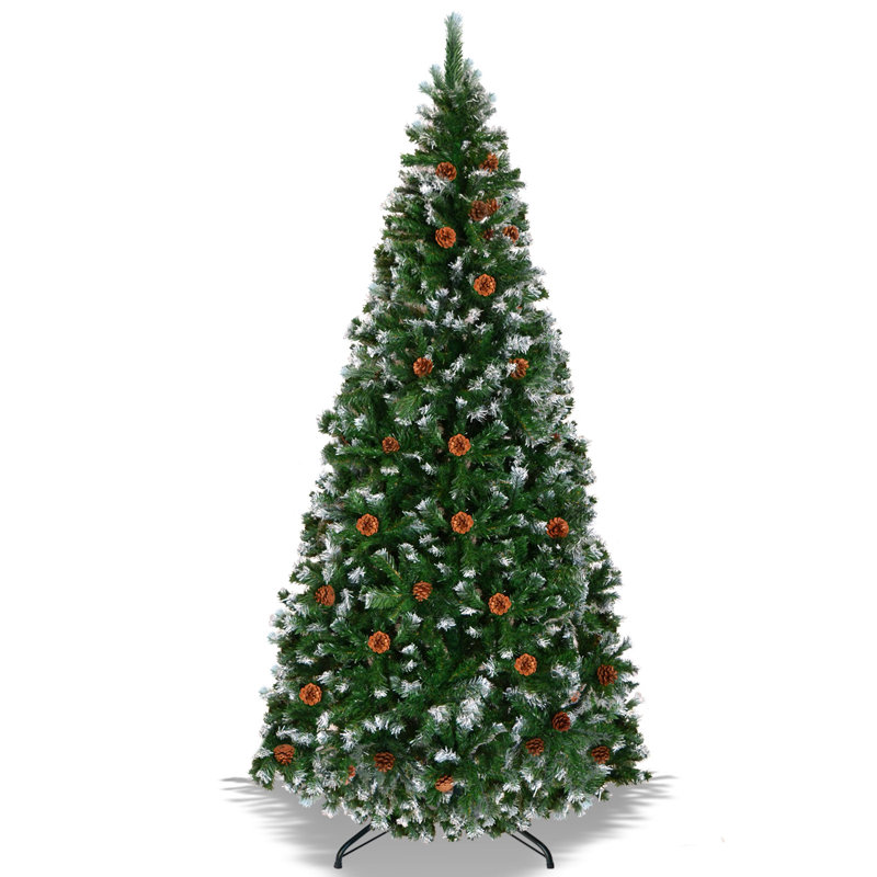 Arbre de noël artificiel pin vert, 7,5 pi