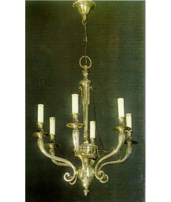 Cowie 6 - Light Candle Style Chandelier