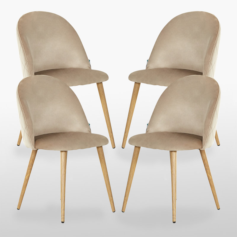 Heavener Upholstered Dining Chair, 1, Light Blue