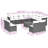  Garden Sofa Set Mix Beige