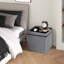 Repose-pieds pliant avec repose-pieds en velours-1761303192
