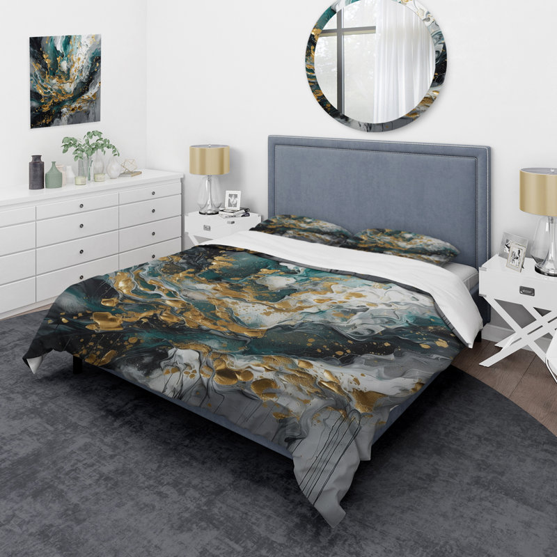  Bedding, King Duvet Cover + 2 King Shams