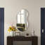 Asymmetrical Metal Framed Wall Accent Mirror-327276015-327586061