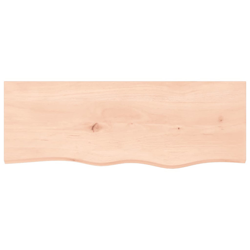 Adedayo 80cm Solid Wood Bathroom Vanity Top, Natural