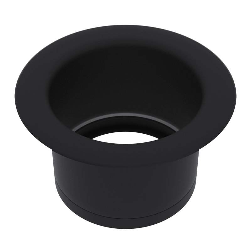 Extended Disposal Flange, Matte Black
