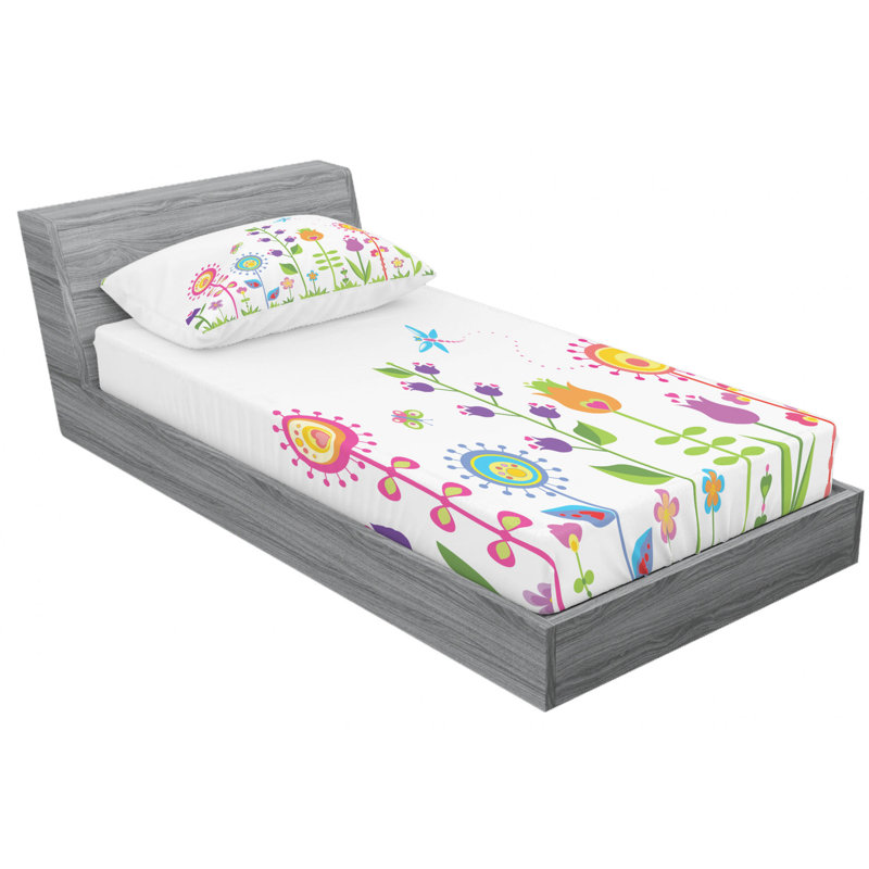Microfiber Sheet Set, Twin XL Sheet Set with Fitted Sheet