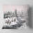 Grey Winter Vector - Landscape Printed Pillow-1055786798-1055786802