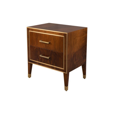 Walsh 60cm W Solid Wood Bedside Table