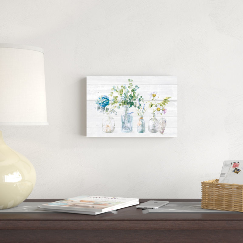 Fleurs de plage I Shiplap, H 8 po x l 12 po x P 1,25 po
