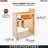 Rev-A-Shelf Wood Base Cabinet Knife Block Pull Out Organizer with Soft Close-102306286