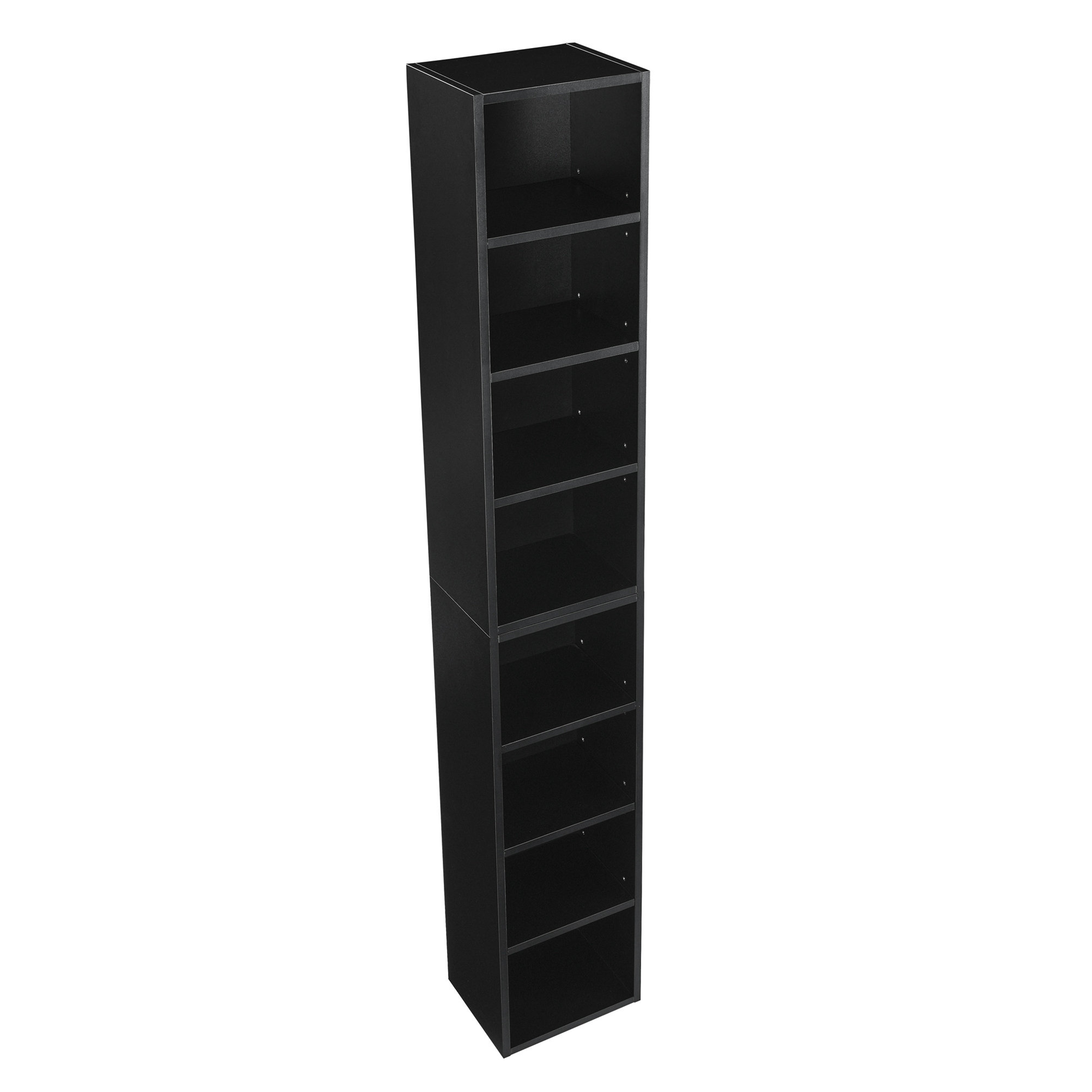 Ebern Designs Multimedia Cabinet, 8-Tier Media Tower Rack, Media ...