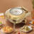 6.34Qt Stainless Steel Gold Round Chafing Dish Buffet Set