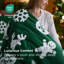 Ensemble de housse de couette de literie Fluffy Christmas