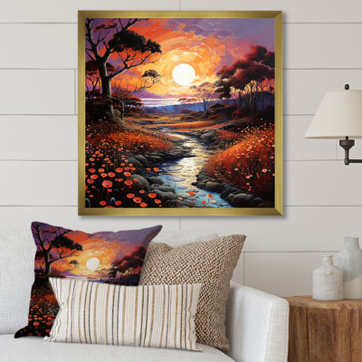 " Neo Expressionism Harmony Of River "