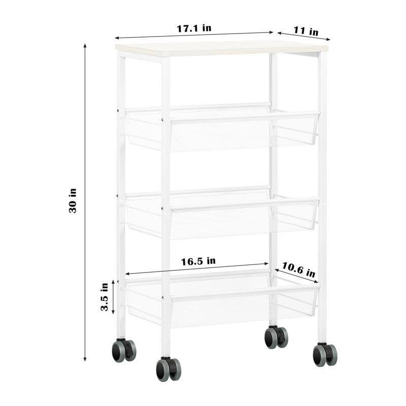 Étagère Kaydenze H 30 po x l 17,1 po x P 11 po