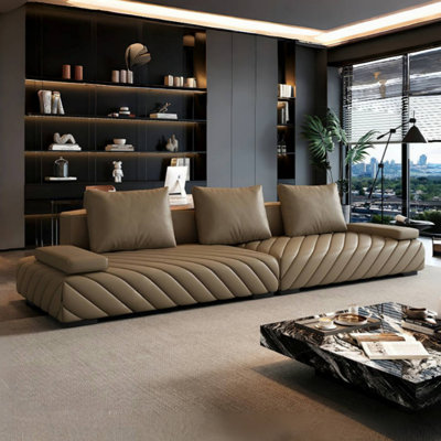 Luxe-Light Minimal Straight Sofa