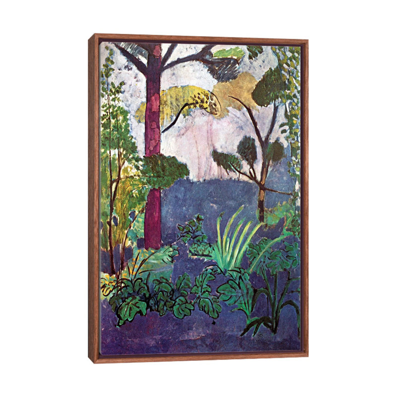 " Moroccan Landscape (1913) " by Henri Matisse, Classic Wood Framed Canvas, 26" H x 18" W x 1.5" D