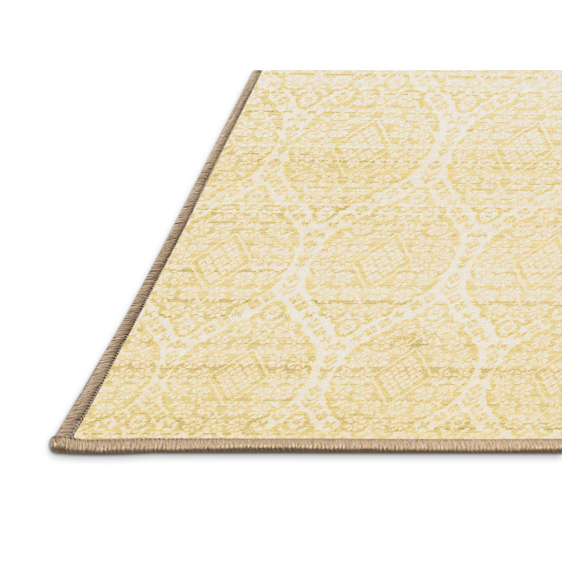 Washable Ikat Indoor Rug, Rectangle 2' x 3'